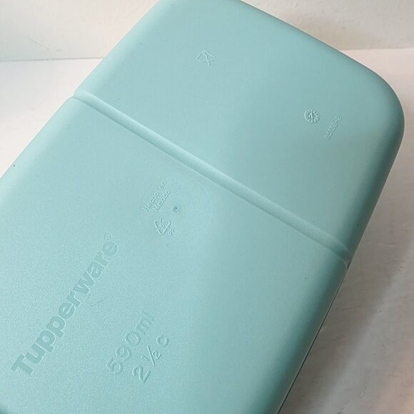 Tupperware Slim Lunch Divided Set-inner lunch 2 Containers - Picture 5 of 5